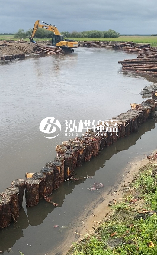 4米松木樁能用于圍堰工程嗎？4 米松木樁打樁深度要多少？