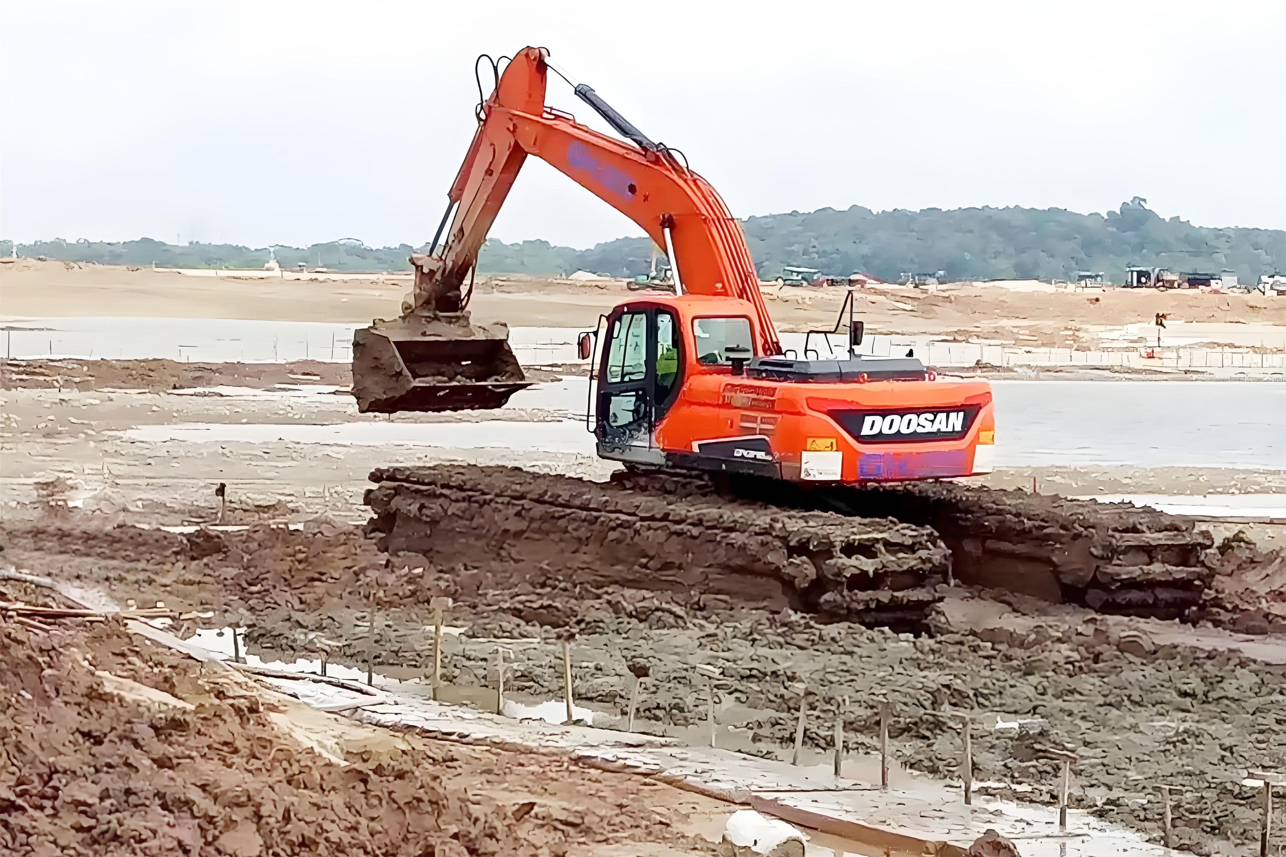 浙江臺州挖機清淤施工隊 - 挖機清淤時如何判斷淤泥承載力？