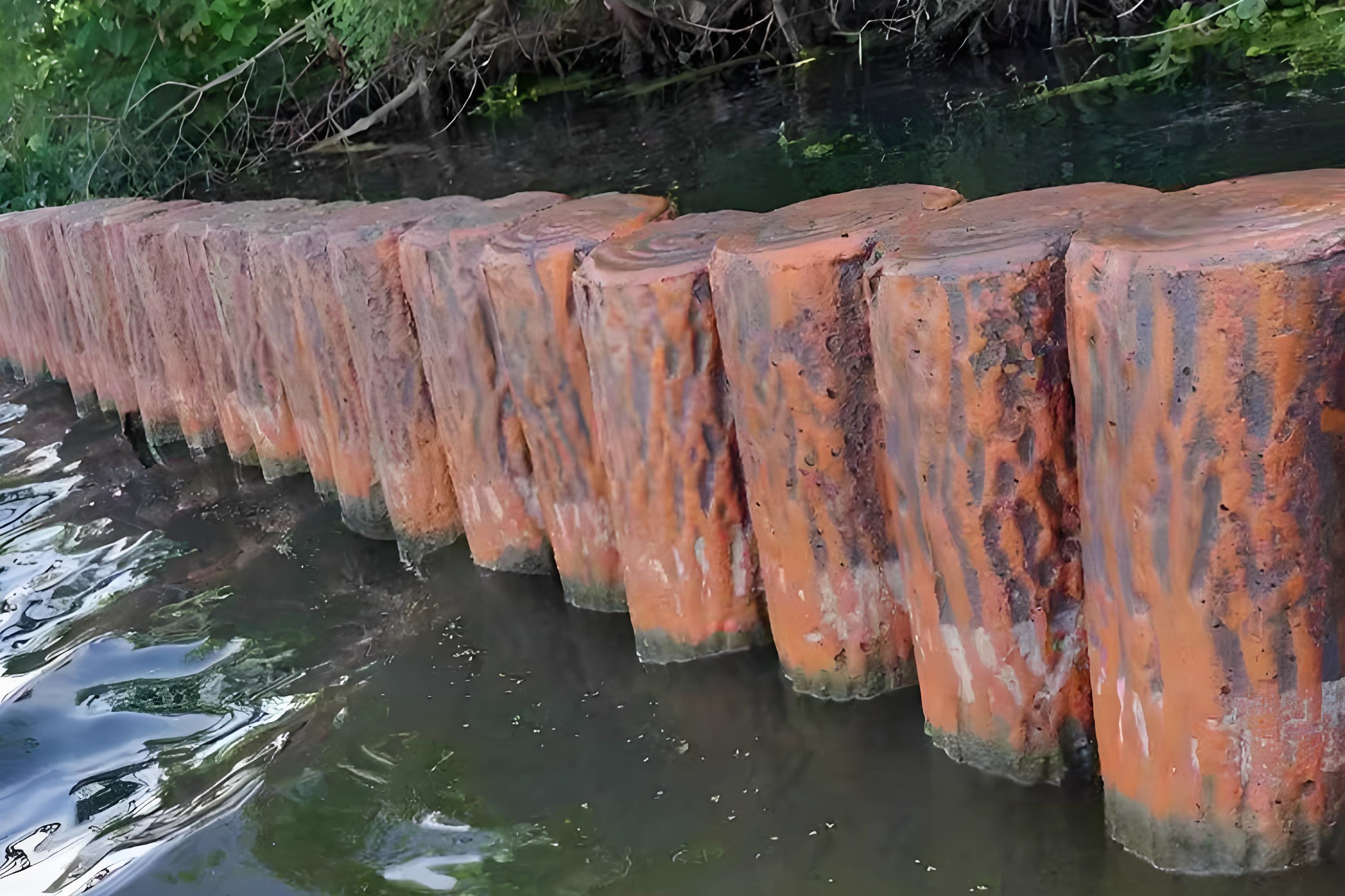 仿木樁批發(fā)廠家泓樺錦嘉-仿木樁施工能抗洪水沖擊嗎？